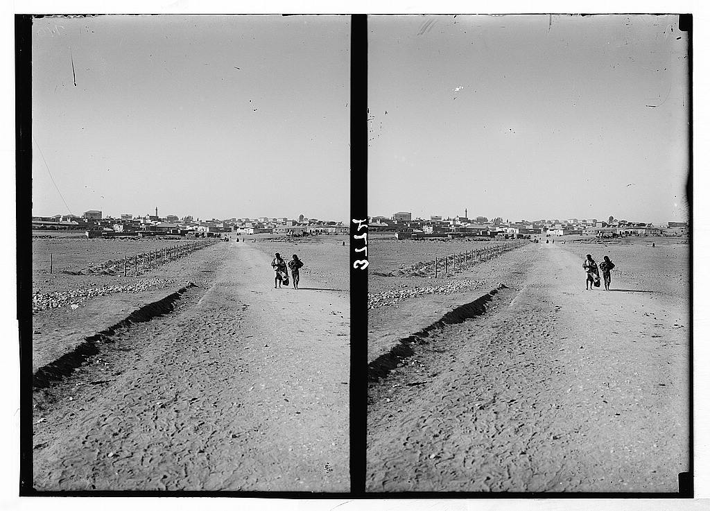 מבט כללי על העיר באר שבע, תלת ממד, 1936